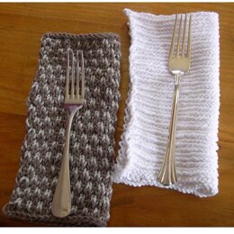 Knitted napkins