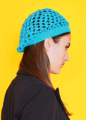 "Garden Vine Hat" - Free Hat Crochet Pattern in Paintbox Yarns Cotton DK