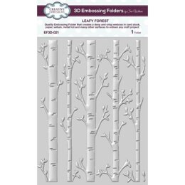 Creative Expressions Leafy Forest 3D Embossing Folder - 5 3/4in x 7 1/2in