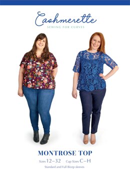 Cashmerette Montrose Top Size 0-16 Size Pattern By Cashmerette CPP21041 - Sewing Pattern