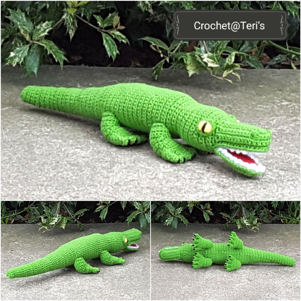 Crocodile Crochet Pattern By Crochet At Teri S