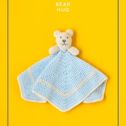 "Bear Hug" - Free Baby Accessory Crochet Pattern - Accessory Crochet Pattern in Paintbox Yarns Baby DK