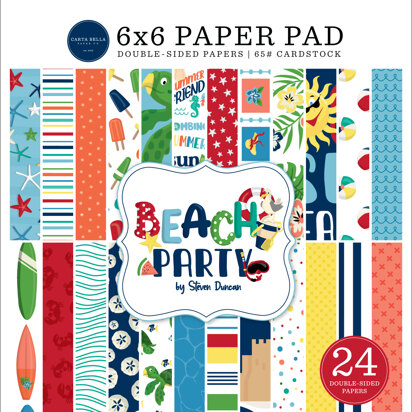 Carta Bella Paper Beach Party 6x6 Paper Pad
