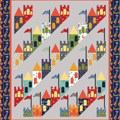 Michael Miller Fabrics Good Knight Quilt - Downloadable PDF