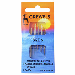 Pony Embroidery/Crewel Needles Size 6