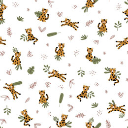 Poppy Fabrics - Sweet Leopard 1 Jersey