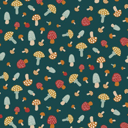 Poppy Fabrics - Bunte Pilze 2