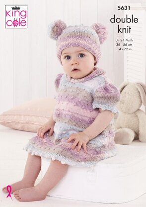 Baby Set in King Cole Beaches DK - 5631 - Downloadable PDF