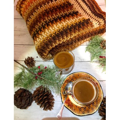 Latte Delight Crochet Blanket